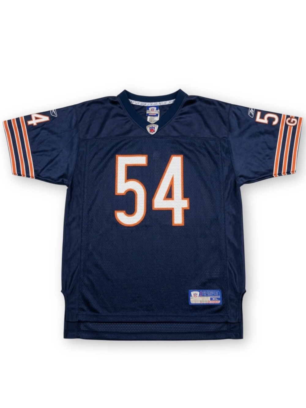 Reebok NFL Youth XL Vintage Y2K Urlacher 54 Navy Chicago Bears Equipment Jersey